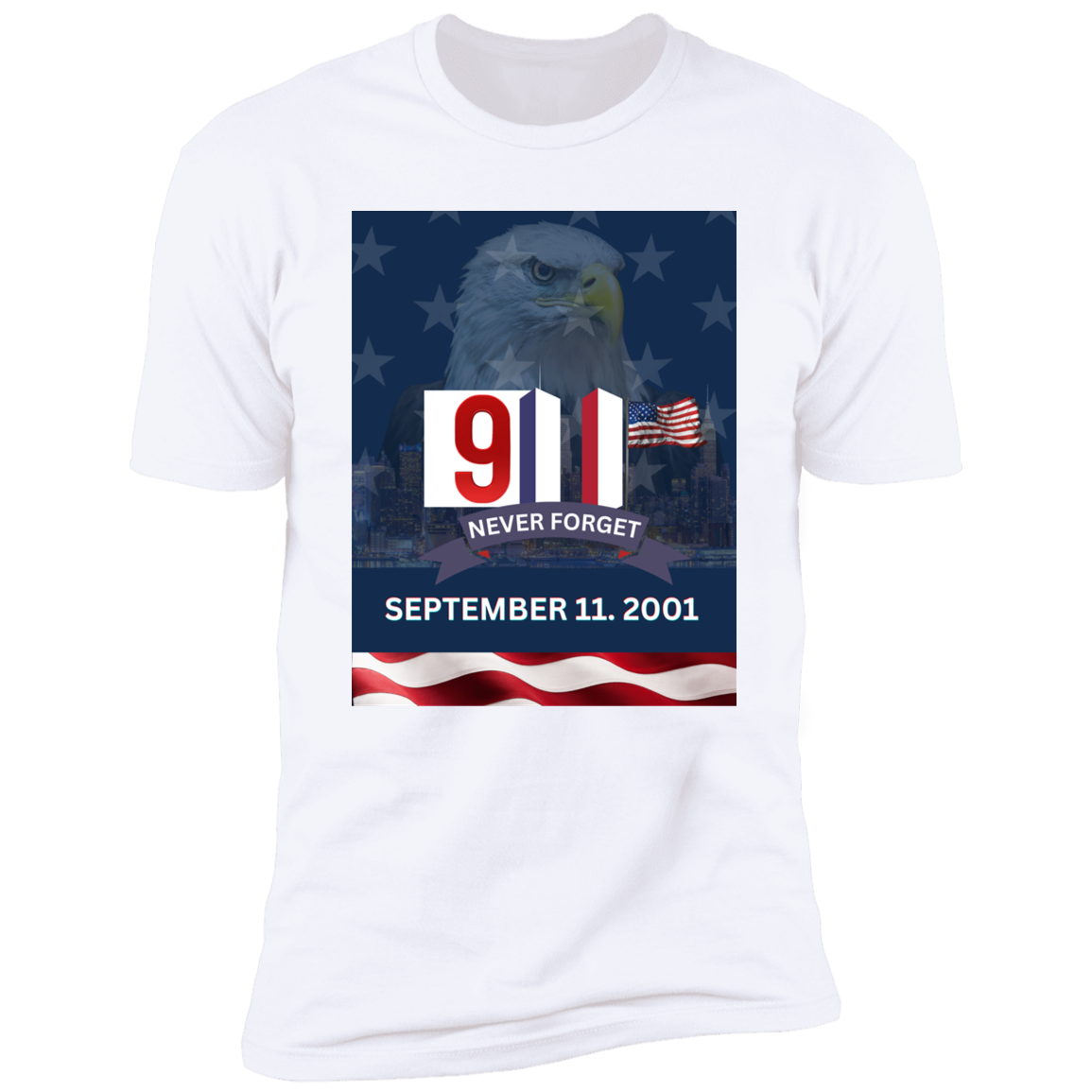 911 Never Forget Eagle Tshirt