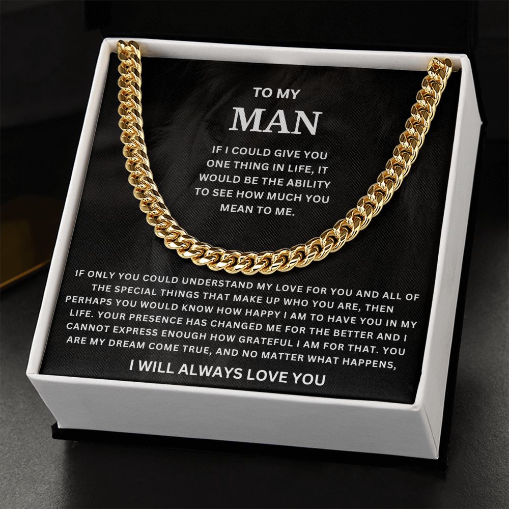 To my Man lion - Cuban Link