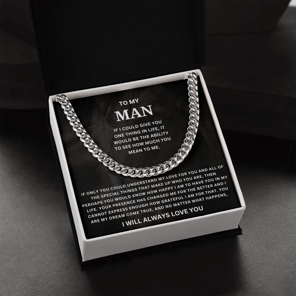 To my Man lion - Cuban Link