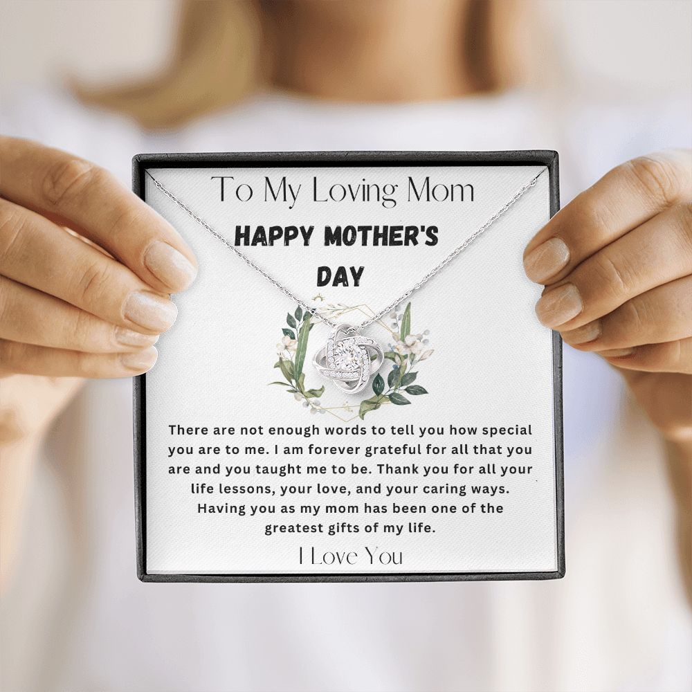 Happy Mother's Day Love Knot Necklace