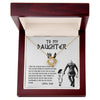 My Daughter | You Either Win Or Learn - Love Knot Necklace