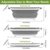 3 in 1 Collapsible Cutting Board Foldable Chopping Board Camping Dishes Sink Space Saving Kitchen Drainage Basket, Multipurpose
